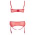 Cottelli Plus Size - Vielseitiges Dessous-Duo (Rot) - 90D/XL
