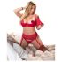 Cottelli Plus Size - Variabeles Dessous-Duo (Rot) - 90E/XL