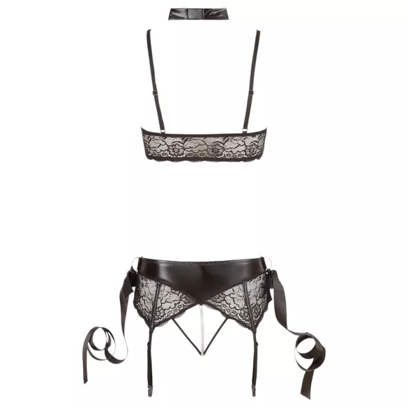 Cottelli Bondage - Spitzenunterwäsche-Set (5-teilig) - L