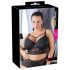 Cottelli Plus Size - Spitzendetail-BH mit Trägern (Schwarz) - 95F