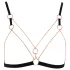 Cottelli - Kettenkette Zierkörperschmuck - 2-teilig (schwarz)