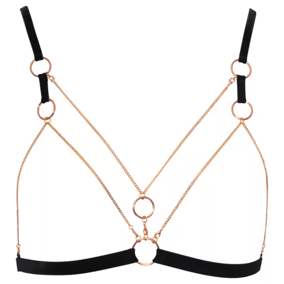 Cottelli - Kettenkette Zierkörperschmuck - 2-teilig (schwarz) - L