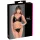 Cottelli - Transparenter, spitzenbesetzter BH-Set (schwarz)