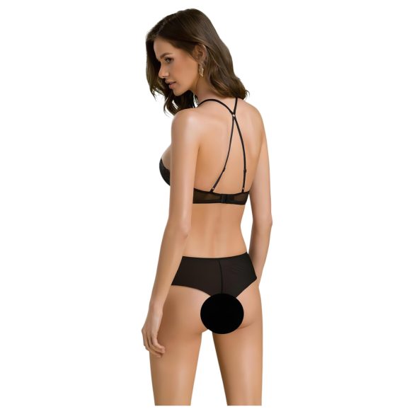 Passion Eco Kerria - Spitzen-Bikini-Set (schwarz)