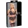 Cottelli Bondage Plus Size - Spitzen-BH-Set (schwarz) - 4XL
