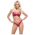 Cottelli Party - glänzendes BH-Set (rot) - 85B/L
