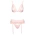 Kissable - spitzen Dessous-Set (Rosa)