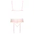 Kissable - spitzen Dessous-Set (Rosa) - L/XL