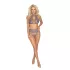 Kissable - Spitzen-Unterwäsche-Set (lila) - L/XL