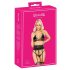 Kissable - Taillen-BH-Set (schwarz)