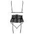 Kissable - Taillen-BH-Set (schwarz)