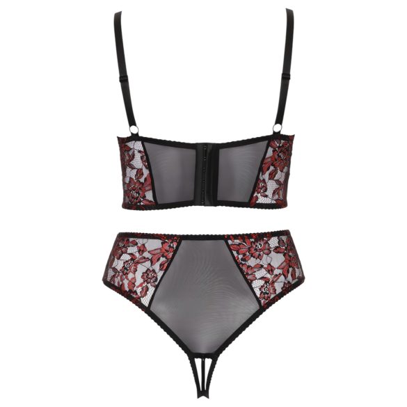 Cottelli Plus Size - BH-Set (rot) - 90C/XL