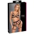 Cottelli - Zweiteiliges Geschirr-Set (schwarz) - L