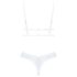 Obsessive Set Heavenly - Spitzen-BH-Set (Weiß) - M/L