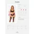 Obsessive Chemeris - BH-Set mit Strumpfhalter (schwarz)