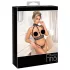 Abierta Fina - Offenes Kettendessous-Set (Schwarz) - L