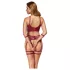 Cottelli Bondage - Kreuzträger-BH-Set (Rot) - M
