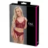Cottelli - zweiteiliges Spitzen-Strapsset (rot) - L