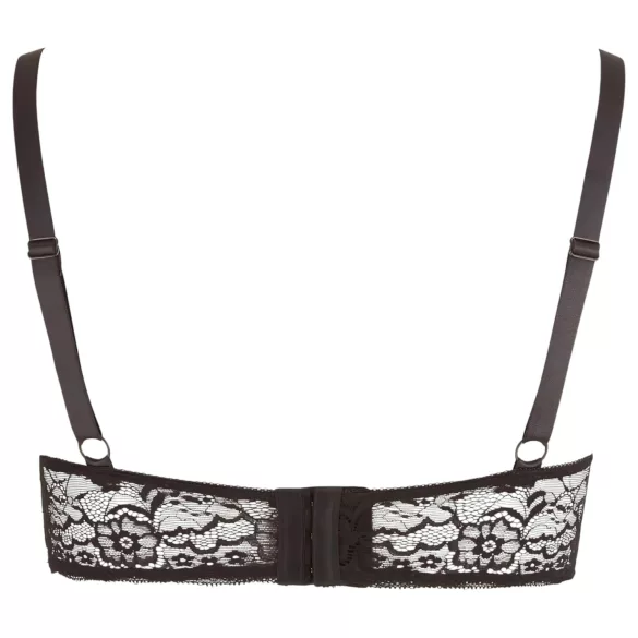 Cottelli Plus Size - Träger-BH mit Ringen (schwarz) - 95D