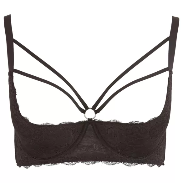 Cottelli Plus Size - Träger-BH mit Ringen (schwarz) - 95F