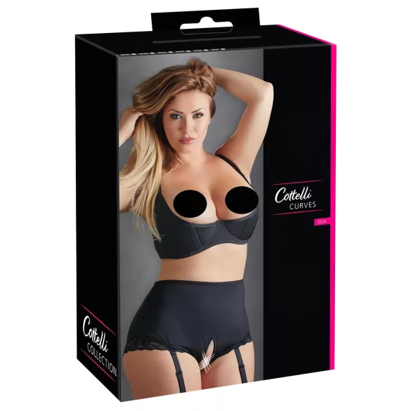 Cottelli Plus Size - Bügel-BH (schwarz) - 95D