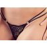 Cottelli - Riemen-BH & String mit Ringen (schwarz) - 75C/S