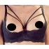 Cottelli - Riemen-BH mit Ring & String (schwarz) - 85C/L