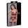 Cottelli Bondage - Mattes, Spitzen-BH-Set (Rot) - XL