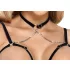 Abierta Fina - Offener String und Korsett (schwarz)