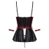 Cottelli Bondage - glänzendes Set mit Handfesseln (schwarz) - 80B/M