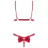 Obsessive Rubinesa - pikantes Dessous-Set (rot) - L/XL