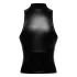 Noir - Glänzendes Zip-Top (Schwarz) - L
