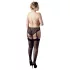 Cottelli Plus Size - Spitzenstrumpfhalter-String (schwarz) - XXXXL