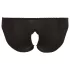 Cottelli Plus Size - Spitzen-Offen-Slip (schwarz) - XL