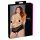 Cottelli Plus Size - Offene Spitze-Perlen-Slip (Schwarz) - XL