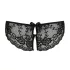 Cottelli - Spitzen-Slip mit Schleife und offenem Schritt (schwarz)