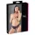 Cottelli - Spitzen-Slip mit Schleife und offenem Schritt (schwarz) - XL