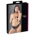 Cottelli - Spitzen-Slip mit Schleife und offenem Schritt (schwarz) - XL