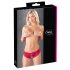 Cottelli - Rote Offene Schleifen-Panty