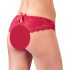 Cottelli - Damenstring offen mit Schleife (rot) - M