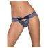 Obsessive Auroria - Schleifenverzierte Damen-Slips (Blau) - L/XL