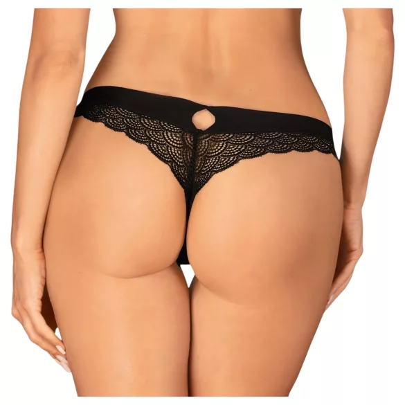 Obsessive Chemeris - Sexy Tanga (Schwarz) - XL/XXL
