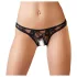 Cottelli - Schwarzer Spitzen-Sextanga - XL