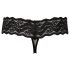 Cottelli - Perlen-Spitzen-Tanga (schwarz) - M