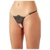 Cottelli - Glänzende Blume - Offener Tanga