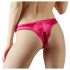 Cottelli - Perlen und offene Blumen-Damenhose (rot) - XL