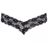 Cottelli - Doppelperlen Spitzen-String (schwarz) - XL