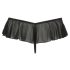 Cottelli - Offener Perlen-String mit Rüschen (Schwarz) - XL