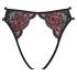Cottelli - Rosige, offene Damenstring - Schwarz - (S-L)
