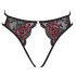 Cottelli - Rosige, offene Damenstring - Schwarz - (S-L)